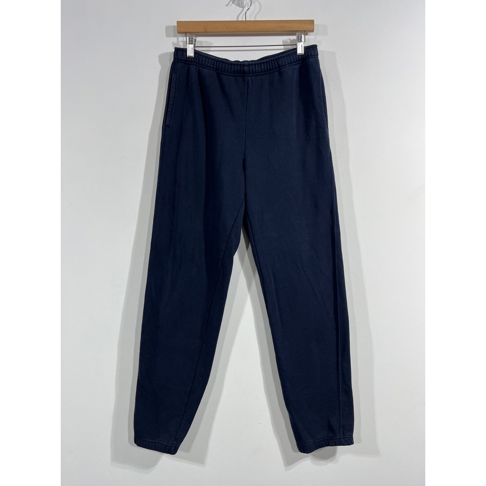 Uniqlo Athleisure Sporty Navy Blue Sweatpants Joggers Pockets Size Small Casual